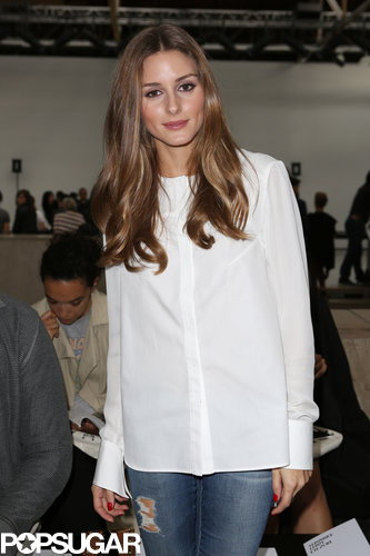 Olivia Palermo looked casual at the Véronique Leroy Womenswear show.
Olivia Palermo looked casual at the Véronique Leroy Womenswear show.