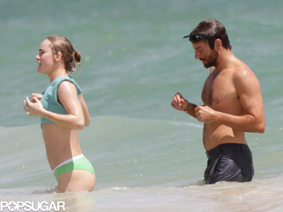 Bradley Cooper and Suki Waterhouse spent some time in the ocean while in Hawaii.
Bradley Cooper and Suki Waterhouse spent some time in the ocean while in Hawaii.