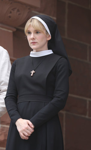 Sister Mary Eunice
What to wear: A nun's habit, complete with a gold cross around your neck.
How to act: Straight-up evil, but be sly about it.
Sister Mary Eunice
What to wear: A nun's habit, complete with a gold cross around your neck.
How to act: Straight-up evil, but be sly about it.