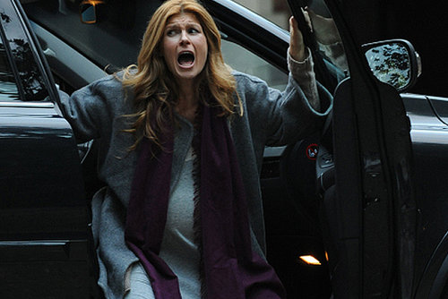 Vivien Harmon in Labor
What to wear: A gray dress, gray jacket, long scarf, and pained expression.
How to act: Like you're having a baby, duh.
Vivien Harmon in Labor
What to wear: A gray dress, gray jacket, long scarf, and pained expression.
How to act: Like you're having a baby, duh.