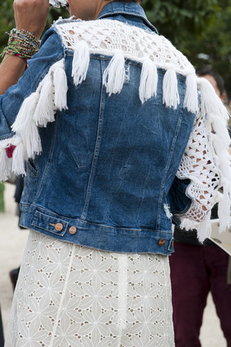 Elisa Nalin showed off a little fringe.
Elisa Nalin showed off a little fringe.