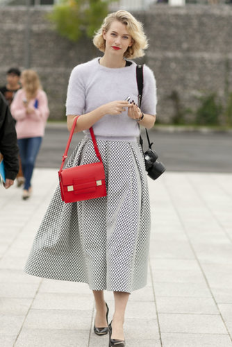 There isn't a thing we don't love about this retro-darling look.
There isn't a thing we don't love about this retro-darling look.