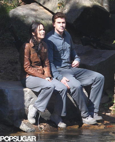 Liam Hemsworth and Jennifer Lawrence got to work on set.
Liam Hemsworth and Jennifer Lawrence got to work on set.