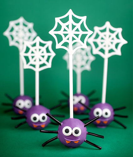 Spider Web Cake Pops Spider Web Cake Pops