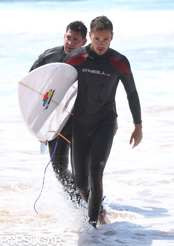 One Direction's Liam and Louis Get In Some Guy Time on the Waves One Direction's Liam and Louis Get In Some Guy Time on the Waves