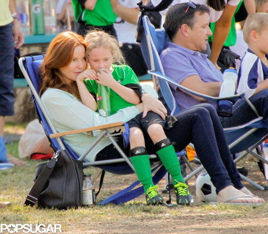 Marcia Cross went out to her twins' soccer game in LA on Sunday.
Marcia Cross went out to her twins' soccer game in LA on Sunday.