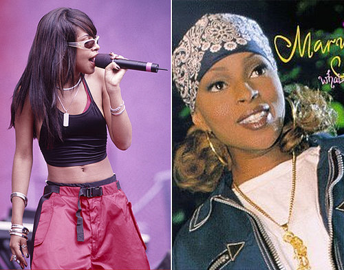 Mary J. Blige and Aaliyah Mary J. Blige and Aaliyah