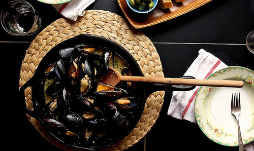 Mussels With Almond Butter Mussels With Almond Butter