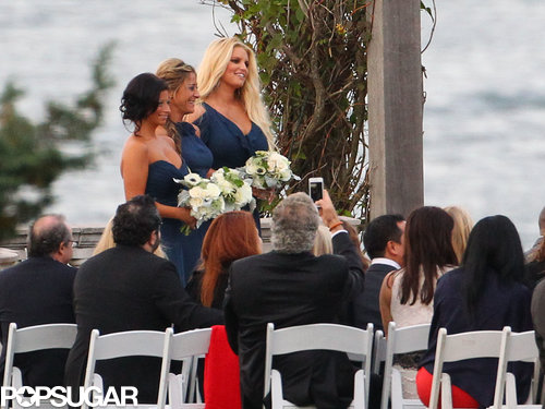Jessica Simpson stood at the altar.
Jessica Simpson stood at the altar.