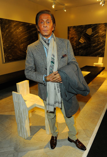 Valentino Garavani and his signature tan attended the PAD London Art and Design Fair.
Valentino Garavani and his signature tan attended the PAD London Art and Design Fair.