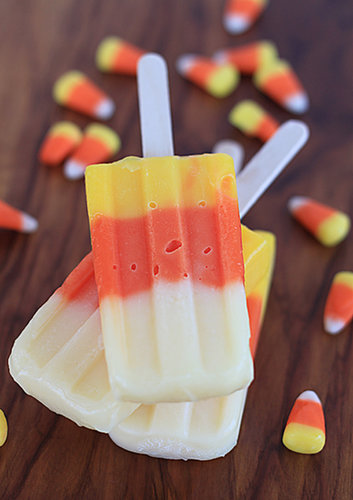Candy Corn Pudding Pops Candy Corn Pudding Pops