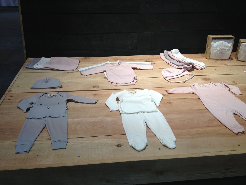 Oeuf is introducing a layette line of the softest cotton clothing you can imagine. Check out the muted colors. 
