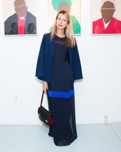 Natalie Joos joined Clarins and Vogue in blue at Haven's Kitchen.
Natalie Joos joined Clarins and Vogue in blue at Haven's Kitchen.