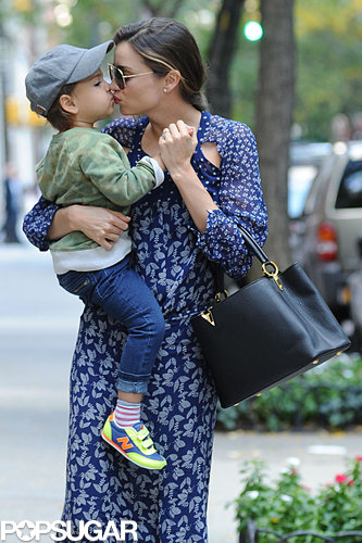 Miranda Kerr Smothers Her Smiley Guy, Flynn Bloom, With Kisses Miranda Kerr Smothers Her Smiley Guy, Flynn Bloom, With Kisses