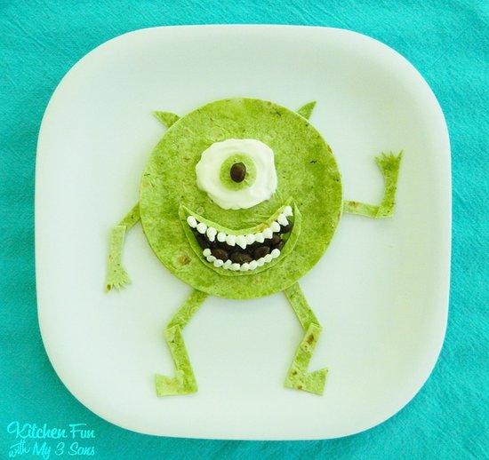 Monsters, Inc. Quesadillas Monsters, Inc. Quesadillas