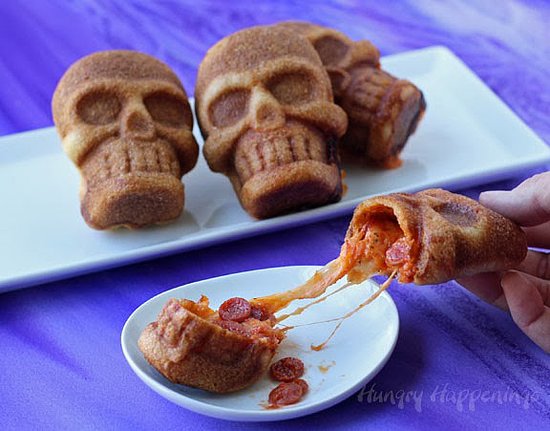 Stuffed Pizza Skulls Stuffed Pizza Skulls