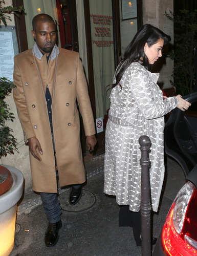 Kim and Kanye Meet Up in Paris For a Romantic Trip For Two Kim and Kanye Meet Up in Paris For a Romantic Trip For Two