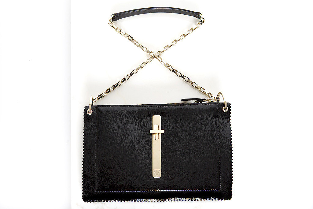 Attraction Patent Shoulder Bag in Black ($1,795)
Photo courtesy of Tamara Mellon
Attraction Patent Shoulder Bag in Black ($1,795)
Photo courtesy of Tamara Mellon