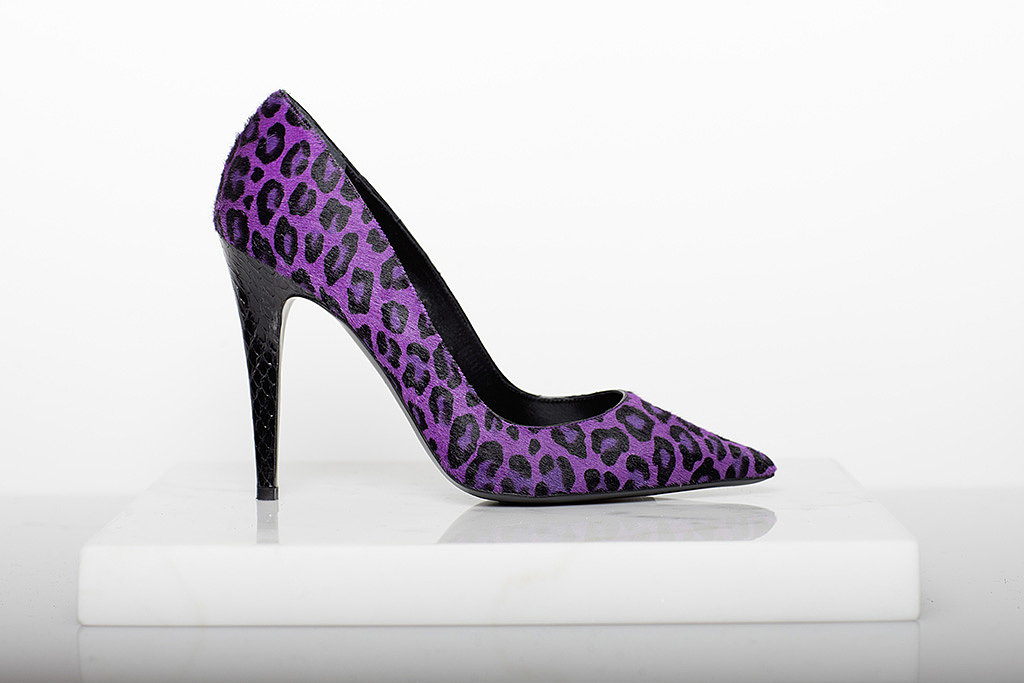 Addiction Pony Pump in Purple Leopard ($650)
Photo courtesy of Tamara Mellon
Addiction Pony Pump in Purple Leopard ($650)
Photo courtesy of Tamara Mellon