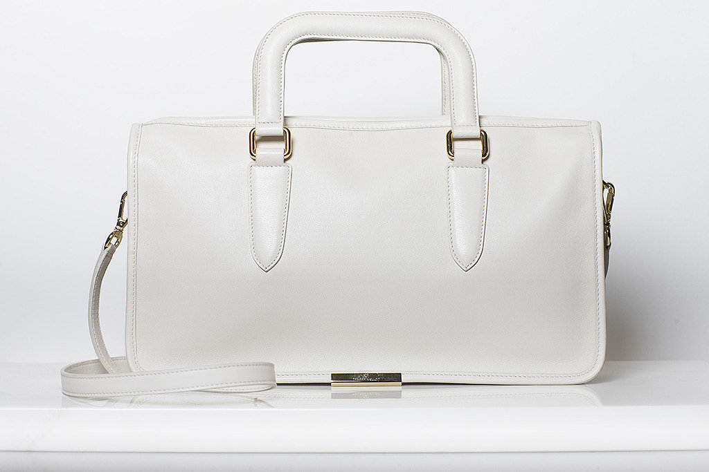 Diglam Nappa Satchel in Cream ($895)
Photo courtesy of Tamara Mellon
Diglam Nappa Satchel in Cream ($895)
Photo courtesy of Tamara Mellon