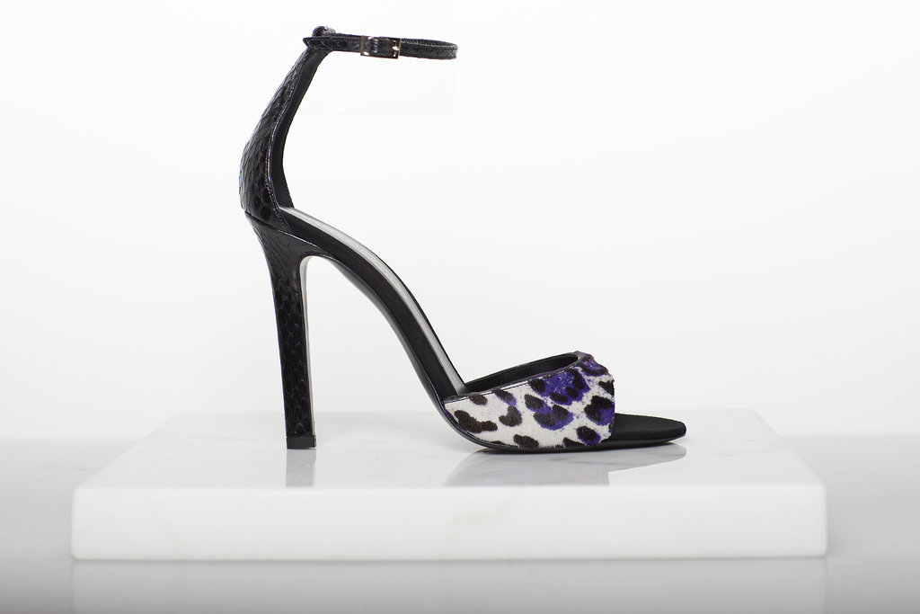 Wild Night Pony Sandal in Purple/Cream Leopard With Black Watersnake Trim ($750)
Photo courtesy of Tamara Mellon
Wild Night Pony Sandal in Purple/Cream Leopard With Black Watersnake Trim ($750)
Photo courtesy of Tamara Mellon