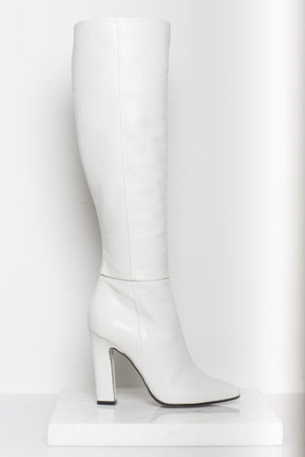 Why Not Nappa Knee High Boot in Cream ($1,295)
Photo courtesy of Tamara Mellon
Why Not Nappa Knee High Boot in Cream ($1,295)
Photo courtesy of Tamara Mellon