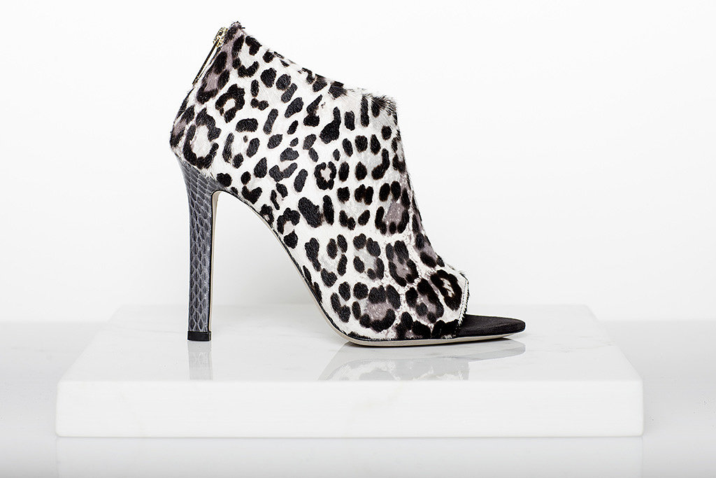 Desire Pony Open Toe Bootie in Grey Leopard ($995)
Photo courtesy of Tamara Mellon
Desire Pony Open Toe Bootie in Grey Leopard ($995)
Photo courtesy of Tamara Mellon