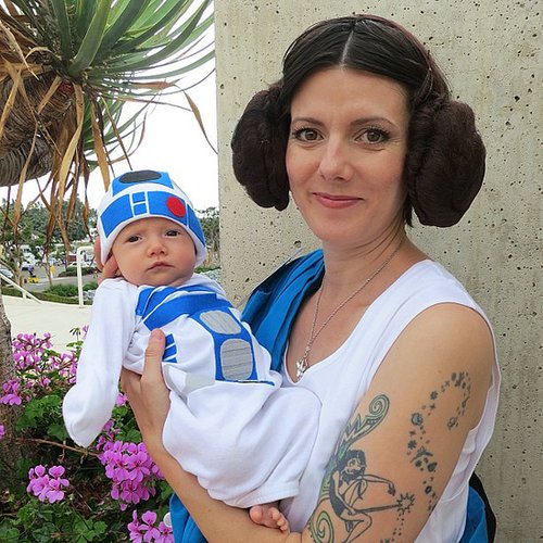 Princess Leia and R2-D2 Princess Leia and R2-D2