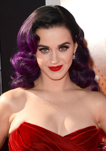 For the 2012 premiere of Katy Perry: Part of Me, the leading lady went for bombshell waves in a rich violet hue.
For the 2012 premiere of Katy Perry: Part of Me, the leading lady went for bombshell waves in a rich violet hue.