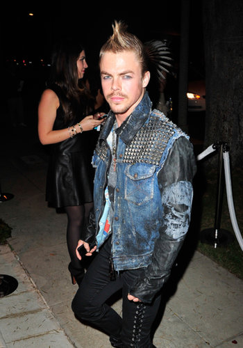 Derek Hough channeled Billy Idol for Halloween at the Casamigos Halloween Party.
Derek Hough channeled Billy Idol for Halloween at the Casamigos Halloween Party.