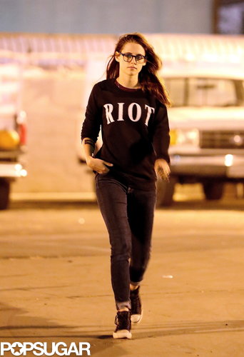 Kristen Stewart Gets Into the Halloween Spirit Kristen Stewart Gets Into the Halloween Spirit