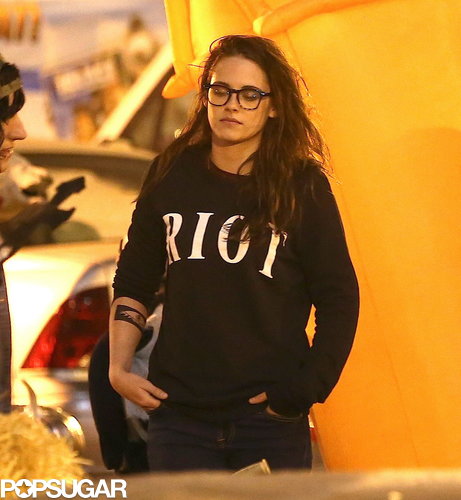 Kristen Stewart Gets Into the Halloween Spirit Kristen Stewart Gets Into the Halloween Spirit
