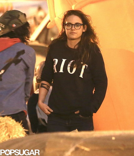 Kristen Stewart Gets Into the Halloween Spirit Kristen Stewart Gets Into the Halloween Spirit