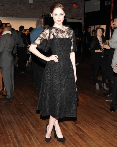 Coco Rocha was at her most ladylike in a lacy cocktail dress at the Dolce & Gabbana and Vogue benefit for the Coalition for the Homeless.
Coco Rocha was at her most ladylike in a lacy cocktail dress at the Dolce & Gabbana and Vogue benefit for the Coalition for the Homeless.