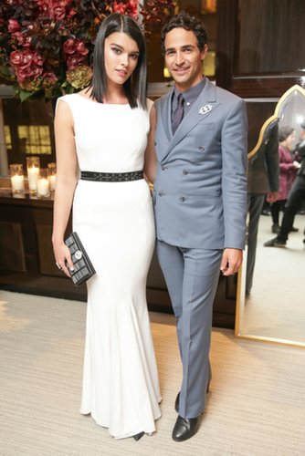 Crystal Renn and Zac Posen flaunted their flawless tailoring at Tiffany & Co.'s Lori Goldstein bash.
Crystal Renn and Zac Posen flaunted their flawless tailoring at Tiffany & Co.'s Lori Goldstein bash.