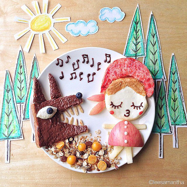 Malaysia-based mom Samantha Lee is known for making creative food art for her kids, and this Little Red Riding Hood rendition is proof of her talents.
Source: Instagram user leesamantha
Malaysia-based mom Samantha Lee is known for making creative food art for her kids, and this Little Red Riding Hood rendition is proof of her talents.
Source: Instagram user leesamantha