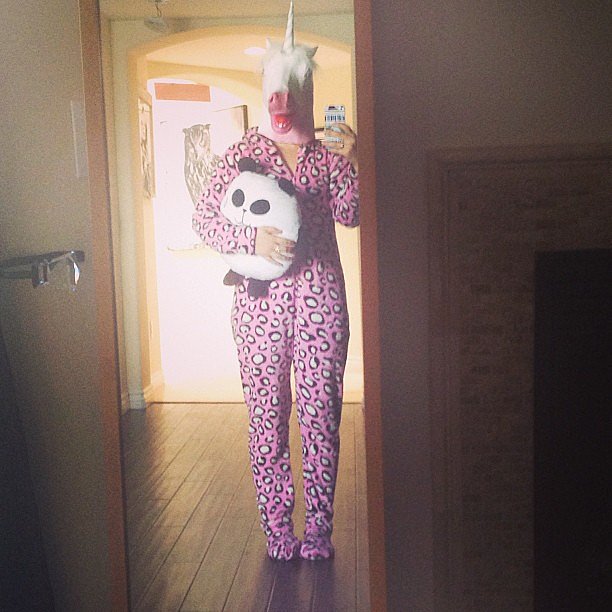 Lucy Hale dressed up as a "rare jagicorn."
Source: Instagram user lucyhale
Lucy Hale dressed up as a "rare jagicorn."
Source: Instagram user lucyhale