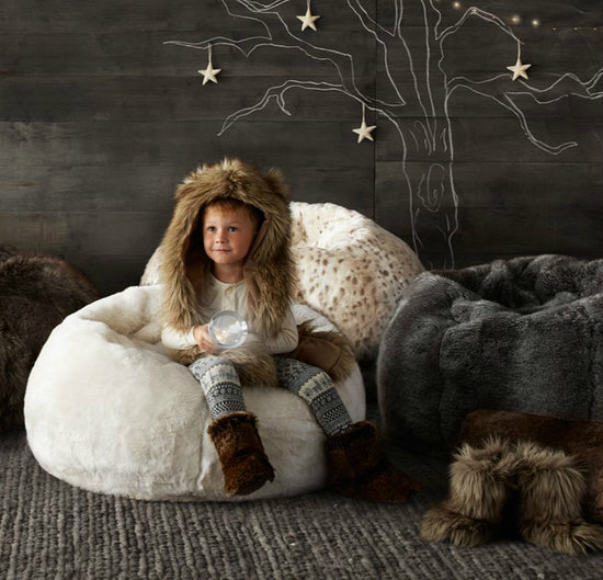 RH Baby & Child Faux Fur Bean Bags RH Baby & Child Faux Fur Bean Bags
