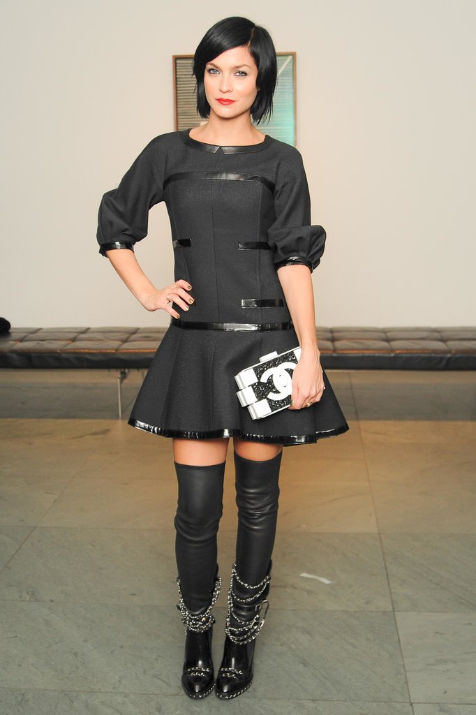 Leigh Lezark went dark in Chanel's black separates while at MoMA's Film Benefit.
Leigh Lezark went dark in Chanel's black separates while at MoMA's Film Benefit.