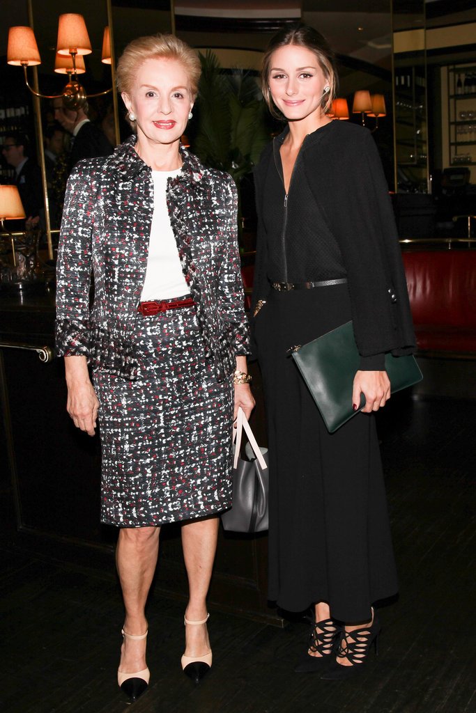 Carolina Herrera and Olivia Palermo made a chic duo at Vanity Fair's NYC dinner.
Carolina Herrera and Olivia Palermo made a chic duo at Vanity Fair's NYC dinner.