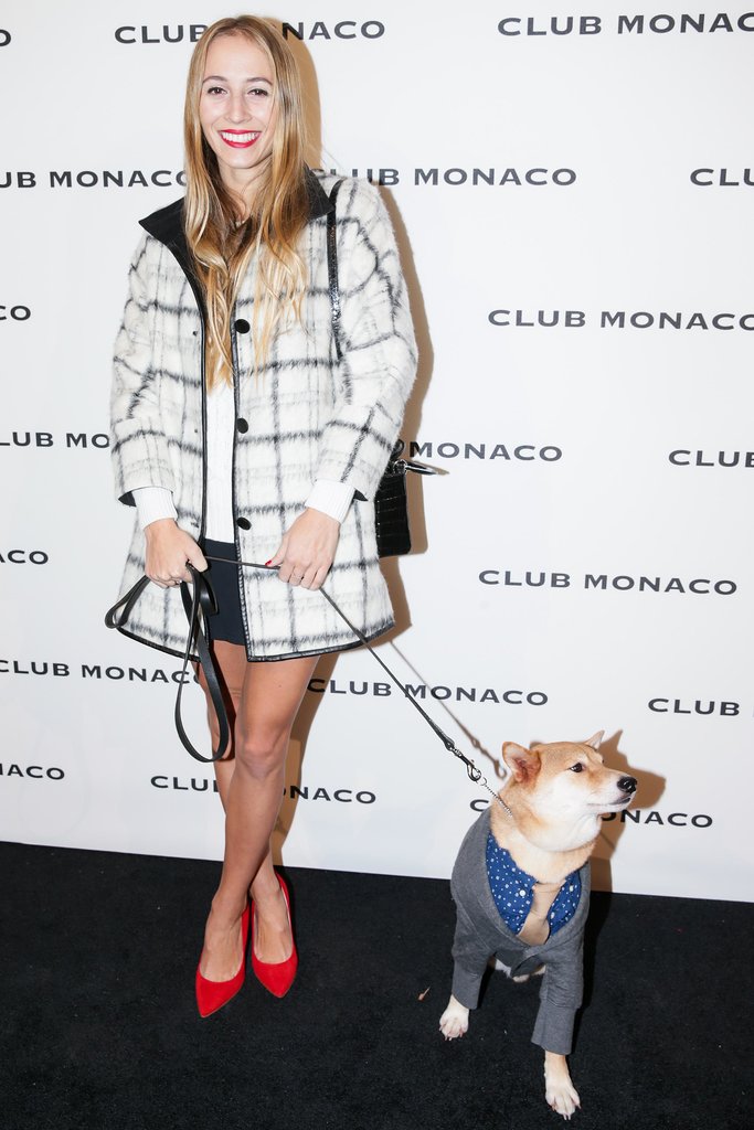 Harley Viera-Newton made an adorable pal in Menswear Dog at the Club Monaco Fifth Avenue flagship opening.
Harley Viera-Newton made an adorable pal in Menswear Dog at the Club Monaco Fifth Avenue flagship opening.