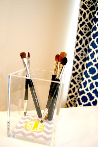 For the makeup-brush-lover in your life, gift them a holder with a personalized touch, like this personalized acrylic brush holder ($15). You can pick the design, color scheme, and initials for a completely unique gift.
For the makeup-brush-lover in your life, gift them a holder with a personalized touch, like this personalized acrylic brush holder ($15). You can pick the design, color scheme, and initials for a completely unique gift.