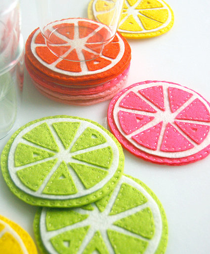 Citrus Coasters Citrus Coasters