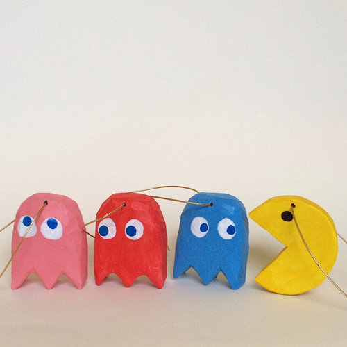 Pac-Man Ornaments Pac-Man Ornaments