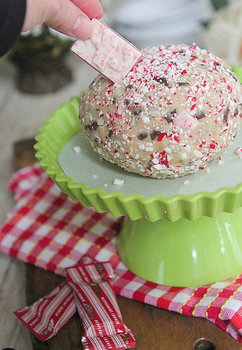 Peppermint Crunch Cookie Dough Ball Peppermint Crunch Cookie Dough Ball