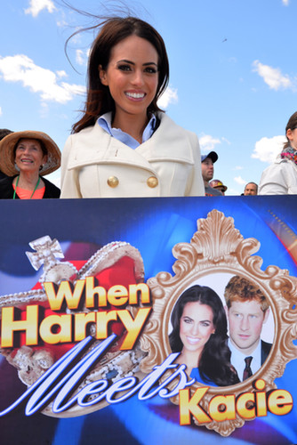 A local New Jersey traffic reporter put her dreams to cardboard with this "When Harry Meets Kacie" sign.
A local New Jersey traffic reporter put her dreams to cardboard with this "When Harry Meets Kacie" sign.