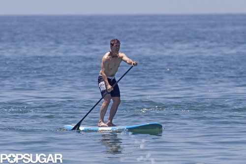 Tom Cruise hopped on a paddleboard in Malibu in June.
Tom Cruise hopped on a paddleboard in Malibu in June.