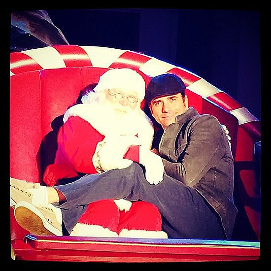 John Stamos cozied up to Santa in a fun Instagram photo, writing, "This guy sleighs me."
Source: Instagram user johnstamos
John Stamos cozied up to Santa in a fun Instagram photo, writing, "This guy sleighs me."
Source: Instagram user johnstamos