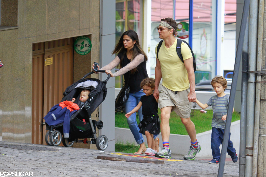 Matthew McConaughey and his family went sightseeing in Brazil. Matthew McConaughey and his family went sightseeing in Brazil.