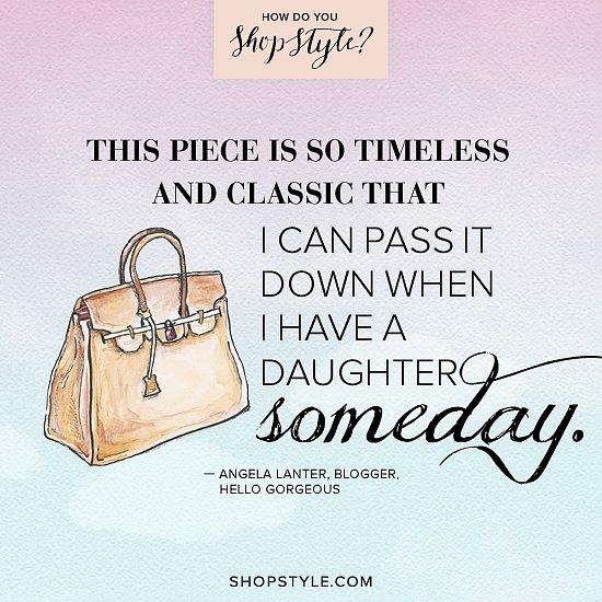 Angela Lanter, blogger, Hello Gorgeous
Play the ShopStyle game for a chance to win one of three designer bags.
Angela Lanter, blogger, Hello Gorgeous
Play the ShopStyle game for a chance to win one of three designer bags.